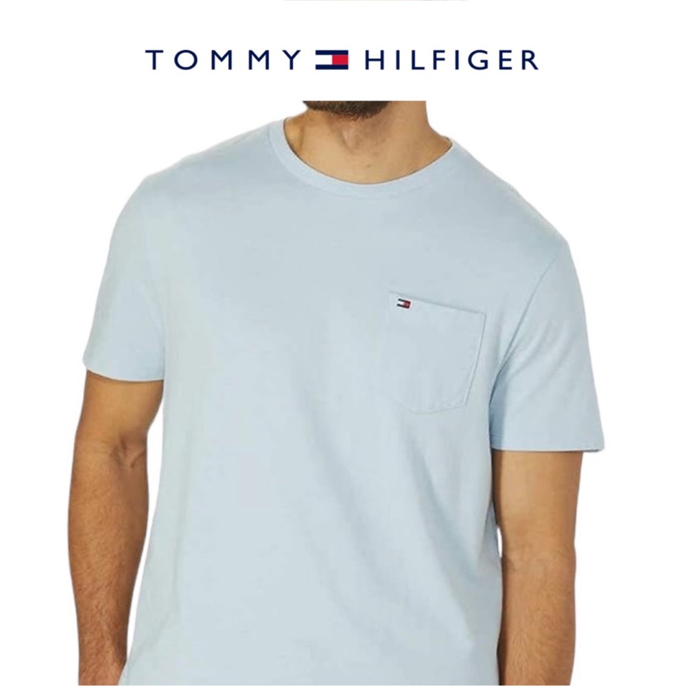 Tommy Hilfiger EUC Men’s T-Shirt Light Blue Size 2X 2XLT